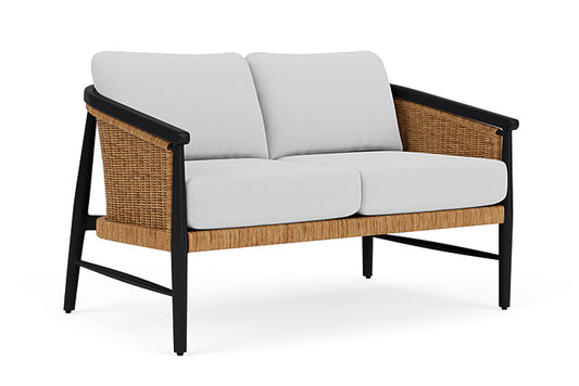 Lloyd Flanders - Galloway Loveseat In Tortoiseshell Finish With Reflections Ice Fabric - 2390501112052 view 1