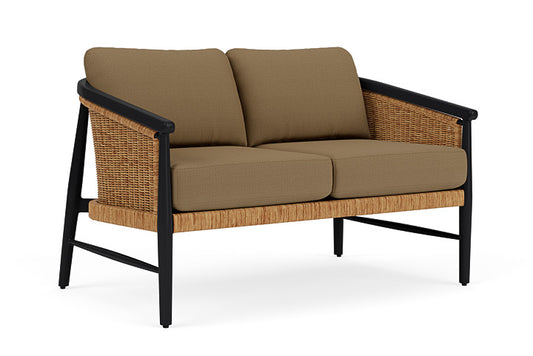 Lloyd Flanders - Galloway Loveseat In Tortoiseshell Finish With Reflections Straw Fabric - 2390501112053 view 1