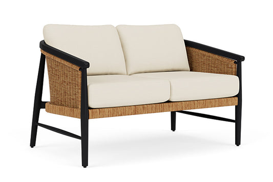 Lloyd Flanders - Galloway Loveseat In Tortoiseshell Finish With Sailcloth Sailor Fabric - 239050111434 view 1