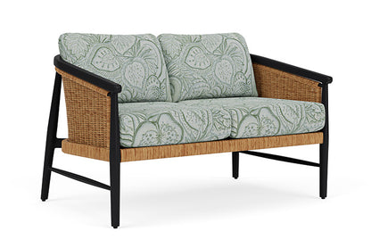 Lloyd Flanders - Galloway Loveseat In Tortoiseshell Finish With Sensibility Spring Fabric - 2390501112081 view 1