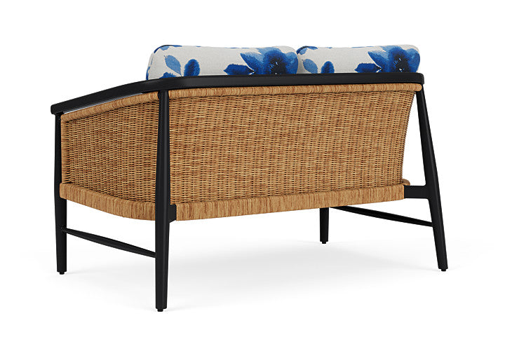 Lloyd Flanders - Galloway Loveseat In Tortoiseshell Finish With Watercolor Blossom Capri Fabric - 239050111672 view 2