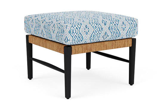 Lloyd Flanders - Galloway Ottoman In Tortoiseshell Finish With Aman Capri Fabric - 2390171111800 view 1