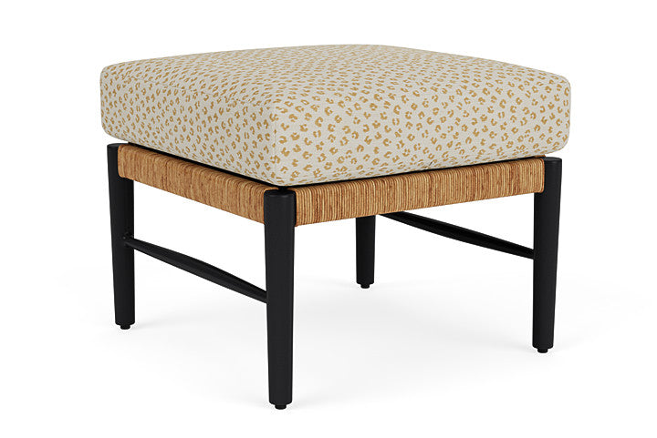 Lloyd Flanders - Galloway Ottoman In Tortoiseshell Finish With Bebot Sisal Fabric - 2390171112048 view 2