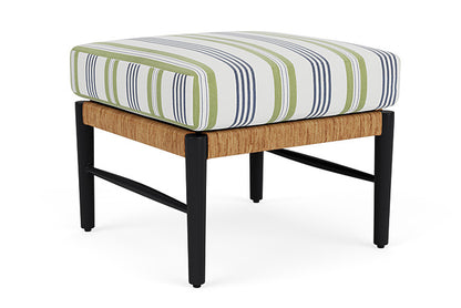 Lloyd Flanders - Galloway Ottoman In Tortoiseshell Finish With Berkely Hall Green Fabric - 2390171112062 view 1