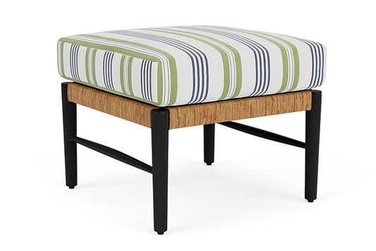 Lloyd Flanders - Galloway Ottoman In Tortoiseshell Finish With Berkely Hall Green Fabric - 2390171112062 view 1