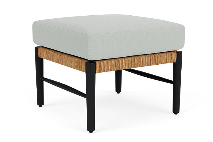 Lloyd Flanders - Galloway Ottoman In Tortoiseshell Finish With Callen Celadon Fabric - 2390171112024 view 1
