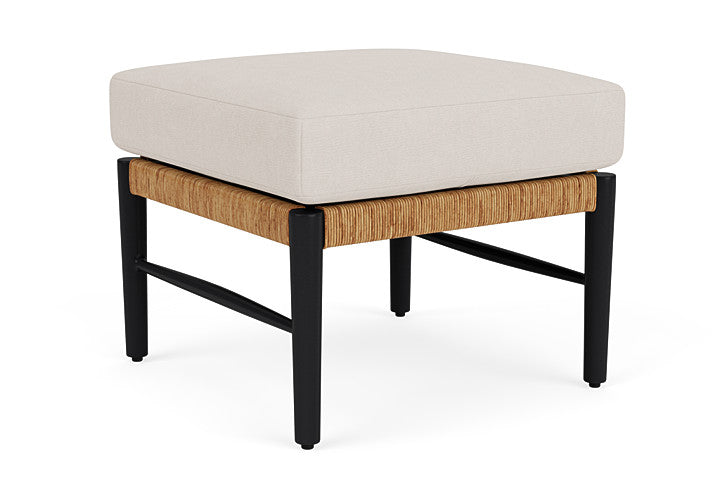 Lloyd Flanders - Galloway Ottoman In Tortoiseshell Finish With Canvas Canvas Fabric - 239017111319 view 1