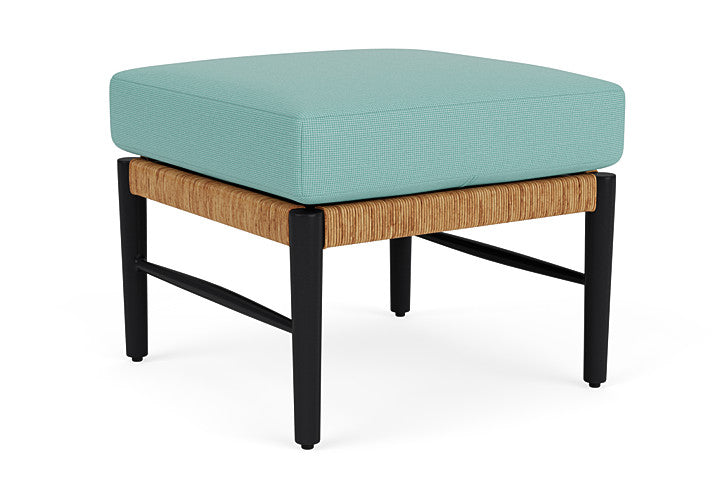 Lloyd Flanders - Galloway Ottoman In Tortoiseshell Finish With Fife Aruba Fabric - 239017111748 view 1
