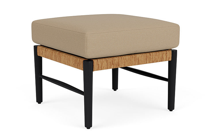 Lloyd Flanders - Galloway Ottoman In Tortoiseshell Finish With Fife Sahara Fabric - 239017111742 view 1