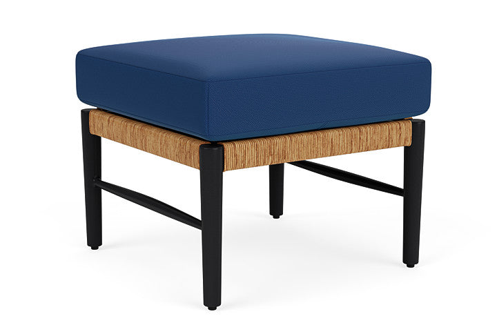Lloyd Flanders - Galloway Ottoman In Tortoiseshell Finish With Flagship Lapis Fabric - 2390171111813 view 1