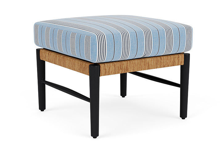 Lloyd Flanders - Galloway Ottoman In Tortoiseshell Finish With Hansen Sky Fabric - 239017111064 view 1