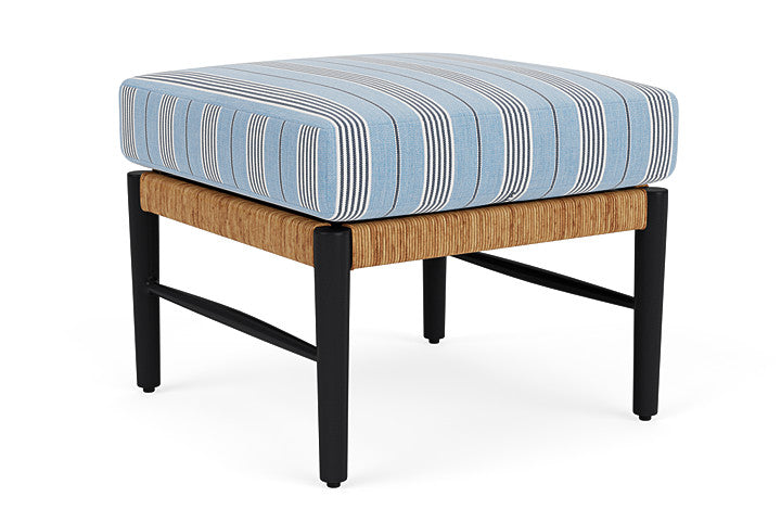 Lloyd Flanders - Galloway Ottoman In Tortoiseshell Finish With Hansen Sky Fabric - 239017111064 view 2