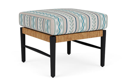 Lloyd Flanders - Galloway Ottoman In Tortoiseshell Finish With Ilona Resort Fabric - 2390171112069 view 1