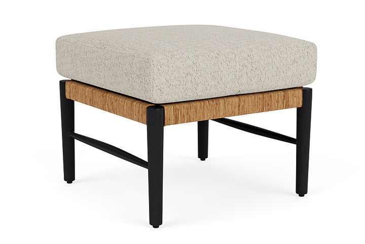 Lloyd Flanders - Galloway Ottoman In Tortoiseshell Finish With Knotty Mineral Fabric - 2390171112046 view 2