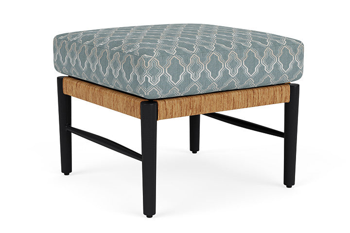 Lloyd Flanders - Galloway Ottoman In Tortoiseshell Finish With Luna Mist Fabric - 2390171112070 view 1