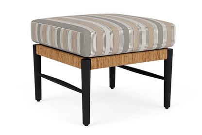 Lloyd Flanders - Galloway Ottoman In Tortoiseshell Finish With Purveyor Pewter Fabric - 239017111146 view 2
