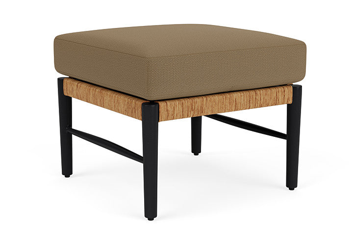 Lloyd Flanders - Galloway Ottoman In Tortoiseshell Finish With Reflections Straw Fabric - 2390171112053 view 1