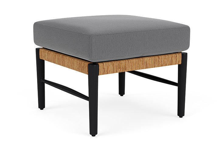 Lloyd Flanders - Galloway Ottoman In Tortoiseshell Finish With Remy Graphite Fabric - 2390171112003 view 1