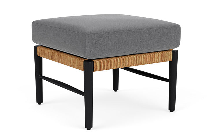 Lloyd Flanders - Galloway Ottoman In Tortoiseshell Finish With Remy Graphite Fabric - 2390171112003 view 2