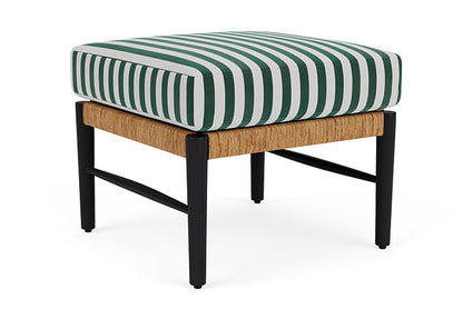 Lloyd Flanders - Galloway Ottoman In Tortoiseshell Finish With Safari/White Stripe Fabric - 239017111269 view 1