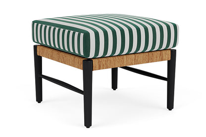 Lloyd Flanders - Galloway Ottoman In Tortoiseshell Finish With Safari/White Stripe Fabric - 239017111269 view 2