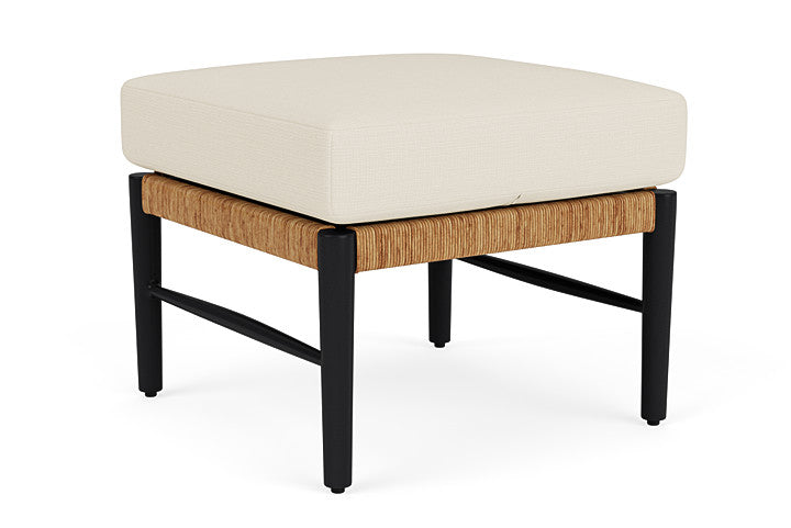 Lloyd Flanders - Galloway Ottoman In Tortoiseshell Finish With Sailcloth Sailor Fabric - 239017111434 view 2
