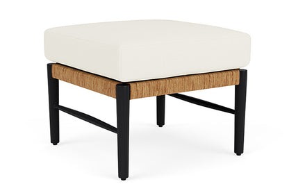 Lloyd Flanders - Galloway Ottoman In Tortoiseshell Finish With Sailcloth Salt Fabric - 239017111890 view 1