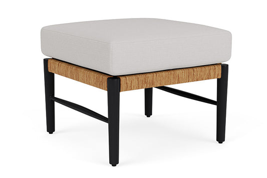 Lloyd Flanders - Galloway Ottoman In Tortoiseshell Finish With Sailcloth Seagull Fabric - 239017111W61 view 1
