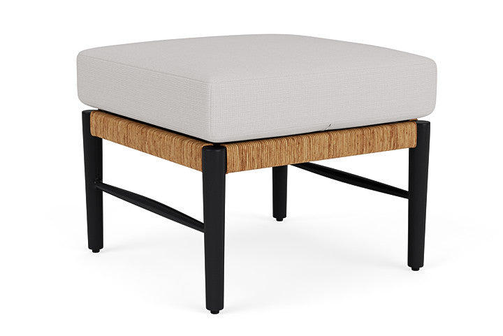 Lloyd Flanders - Galloway Ottoman In Tortoiseshell Finish With Sailcloth Seagull Fabric - 239017111W61 view 2