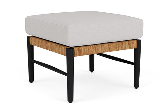 Lloyd Flanders - Galloway Ottoman In Tortoiseshell Finish With Sailcloth Seagull Fabric - 239017111W61 view 2