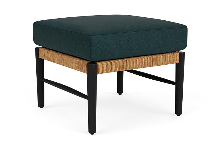 Lloyd Flanders - Galloway Ottoman In Tortoiseshell Finish With Sandberg Lagoon Fabric - 2390171112039 view 1