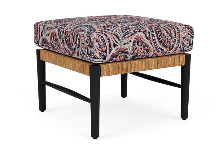 Lloyd Flanders - Galloway Ottoman In Tortoiseshell Finish With Sensiblity Splendor Fabric - 2390171112082 view 1