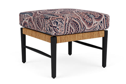 Lloyd Flanders - Galloway Ottoman In Tortoiseshell Finish With Sensiblity Splendor Fabric - 2390171112082 view 2