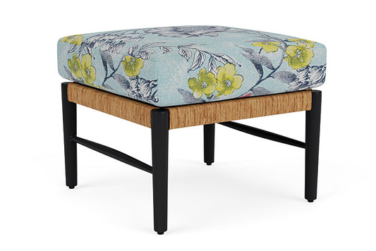 Lloyd Flanders - Galloway Ottoman In Tortoiseshell Finish With Serena Floral Meadow Fabric - 2390171112079 view 1