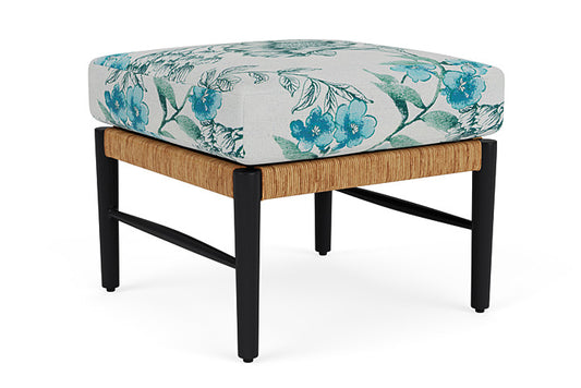 Lloyd Flanders - Galloway Ottoman In Tortoiseshell Finish With Serena Floral Mist Fabric - 2390171112078 view 1