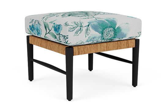 Lloyd Flanders - Galloway Ottoman In Tortoiseshell Finish With Serena Floral Mist Fabric - 2390171112078 view 2