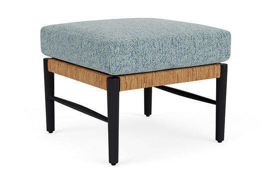 Lloyd Flanders - Galloway Ottoman In Tortoiseshell Finish With Serene Ocean Fabric - 2390171112032 view 1