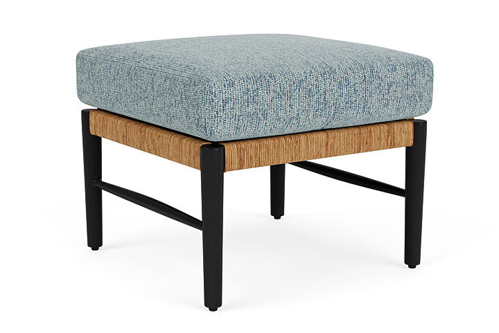 Lloyd Flanders - Galloway Ottoman In Tortoiseshell Finish With Serene Ocean Fabric - 2390171112032 view 2