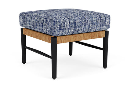 Lloyd Flanders - Galloway Ottoman In Tortoiseshell Finish With Visions Cobalt Fabric - 239017111683 view 2