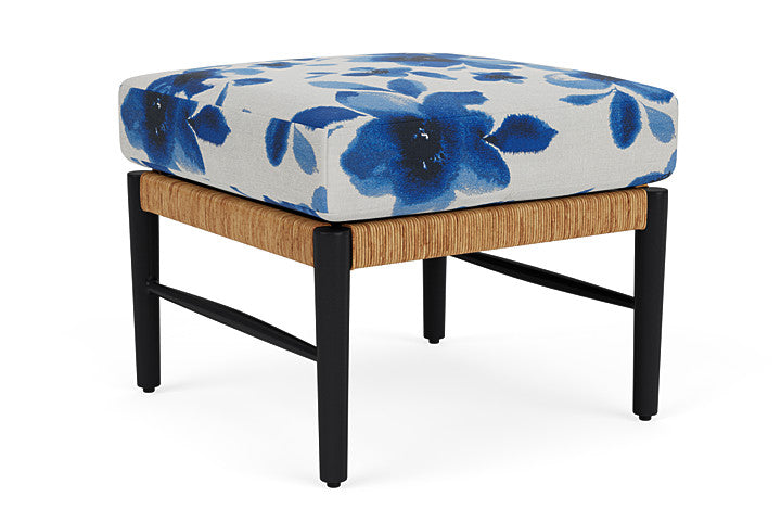 Lloyd Flanders - Galloway Ottoman In Tortoiseshell Finish With Watercolor Blossom Capri Fabric - 239017111672 view 1