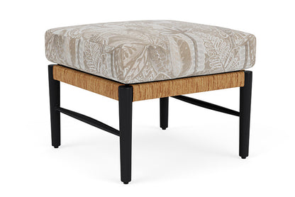 Lloyd Flanders - Galloway Ottoman In Tortoiseshell Finish With Wayfarer Dune Fabric - 2390171112073 view 1