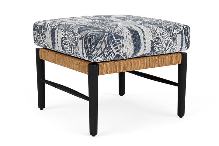 Lloyd Flanders - Galloway Ottoman In Tortoiseshell Finish With Wayfarer Mist Fabric - 2390171112074 view 1