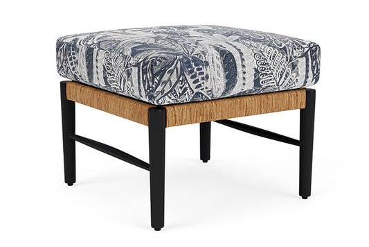 Lloyd Flanders - Galloway Ottoman In Tortoiseshell Finish With Wayfarer Mist Fabric - 2390171112074 view 1