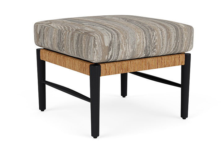 Lloyd Flanders - Galloway Ottoman In Tortoiseshell Finish With Woodgrain Ash Fabric - 239017111723 view 1