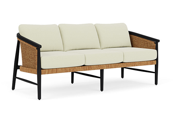 Lloyd Flanders - Galloway Sofa In Tortoiseshell Finish With Bamboo Bay Meadow Fabric - 2390551112060 view 1