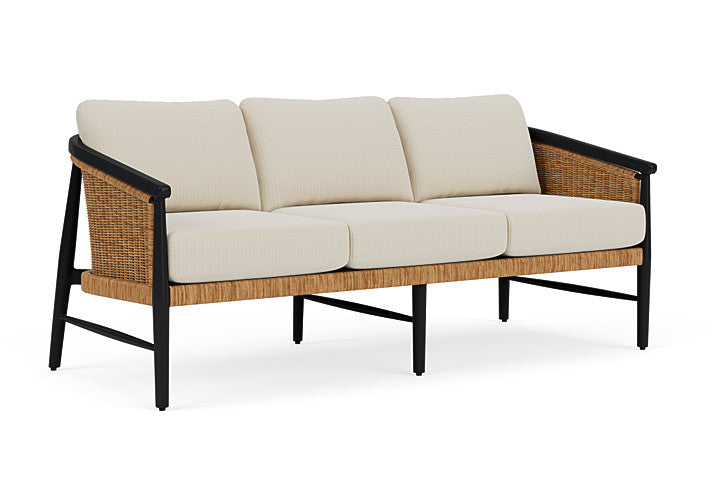 Lloyd Flanders - Galloway Sofa In Tortoiseshell Finish With Beach Natural Fabric - 2390551112005 view 1