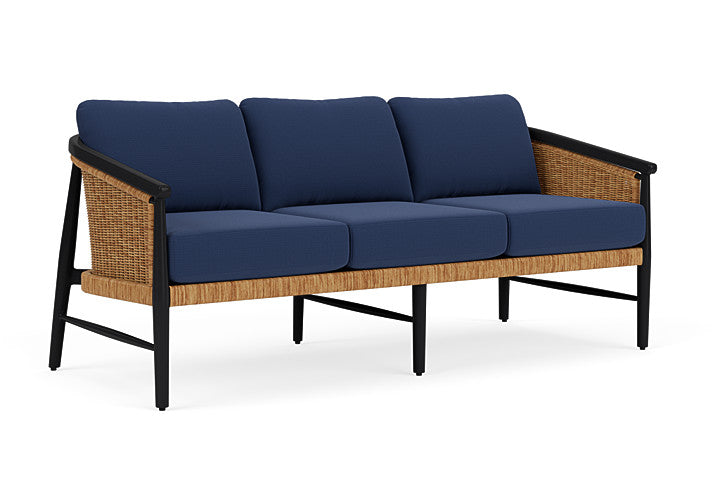 Lloyd Flanders - Galloway Sofa In Tortoiseshell Finish With Beach Navy Fabric - 2390551112013 view 1