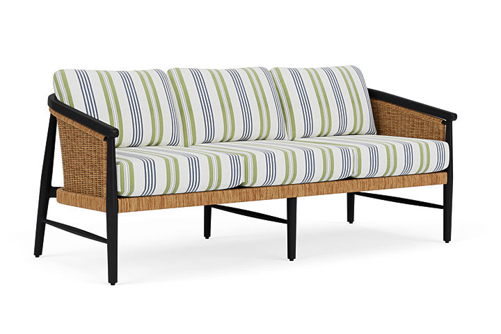 Lloyd Flanders - Galloway Sofa In Tortoiseshell Finish With Berkely Hall Green Fabric - 2390551112062 view 1