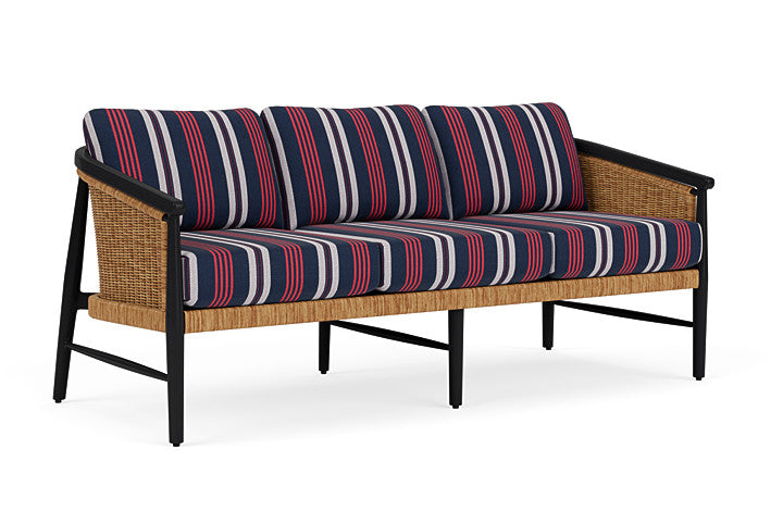 Lloyd Flanders - Galloway Sofa In Tortoiseshell Finish With Berkely Hall Navy Fabric - 2390551112063 view 1