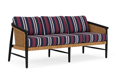 Lloyd Flanders - Galloway Sofa In Tortoiseshell Finish With Berkely Hall Navy Fabric - 2390551112063 view 1